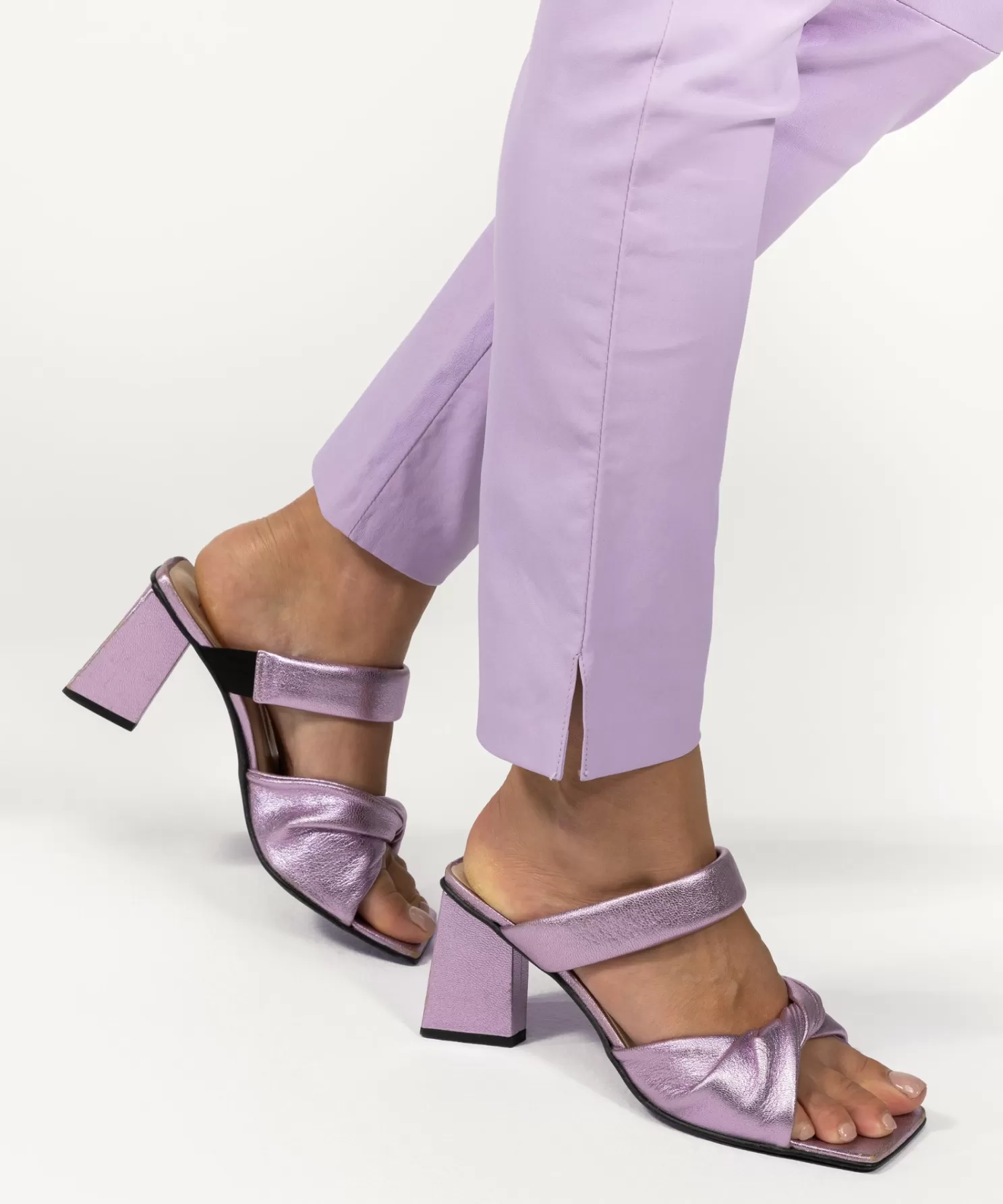 IBANA Zwangerschap Stijlen-Amber Metallic Soft Lilac