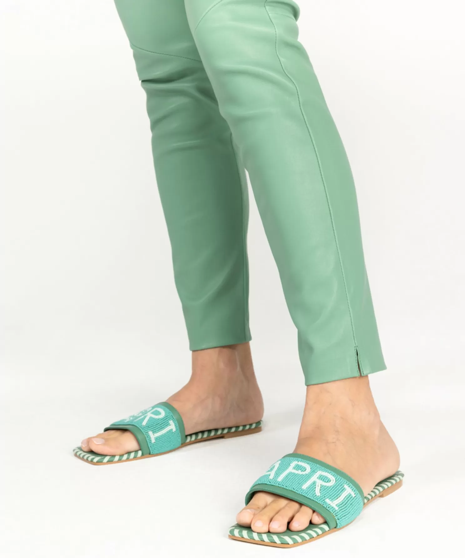 IBANA Slippers-Capri Jade Green