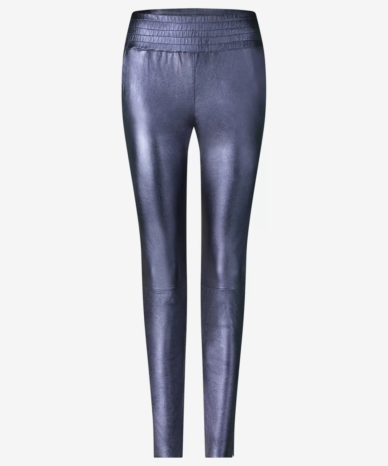 IBANA Mid Waist-Colette Metallic Marine Blue