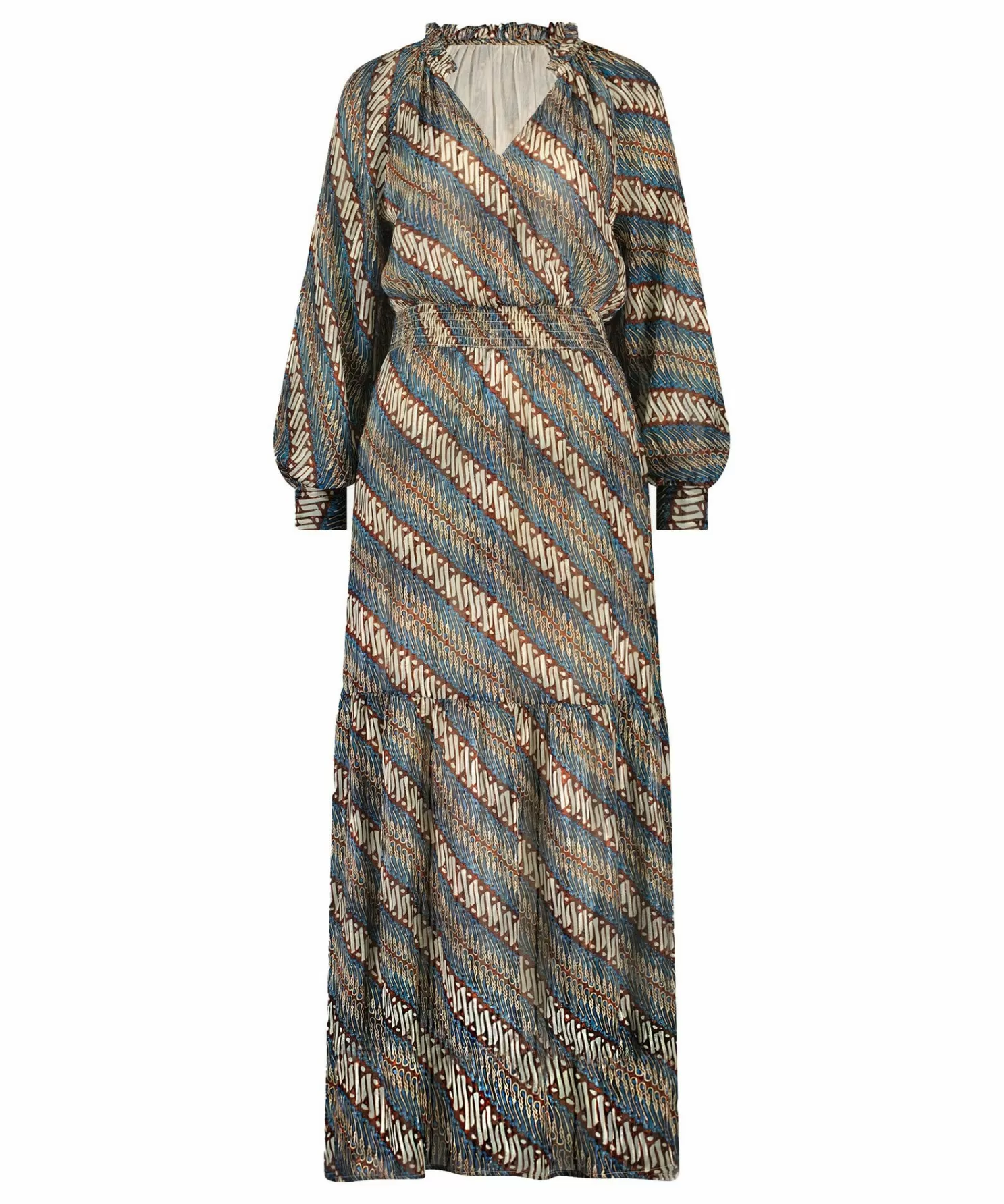 IBANA Maxi Jurken-Donna Print Batik