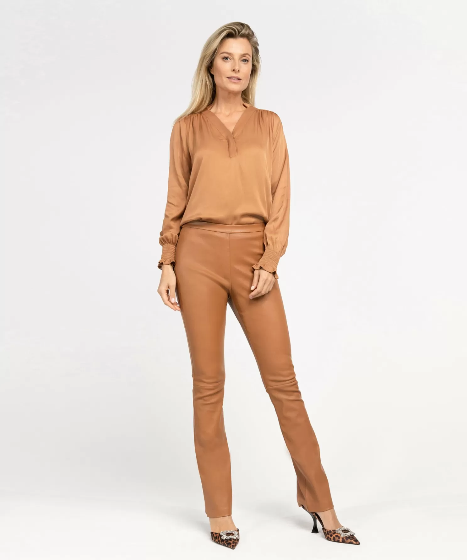 IBANA Flared-New Organdi Spicy Cognac