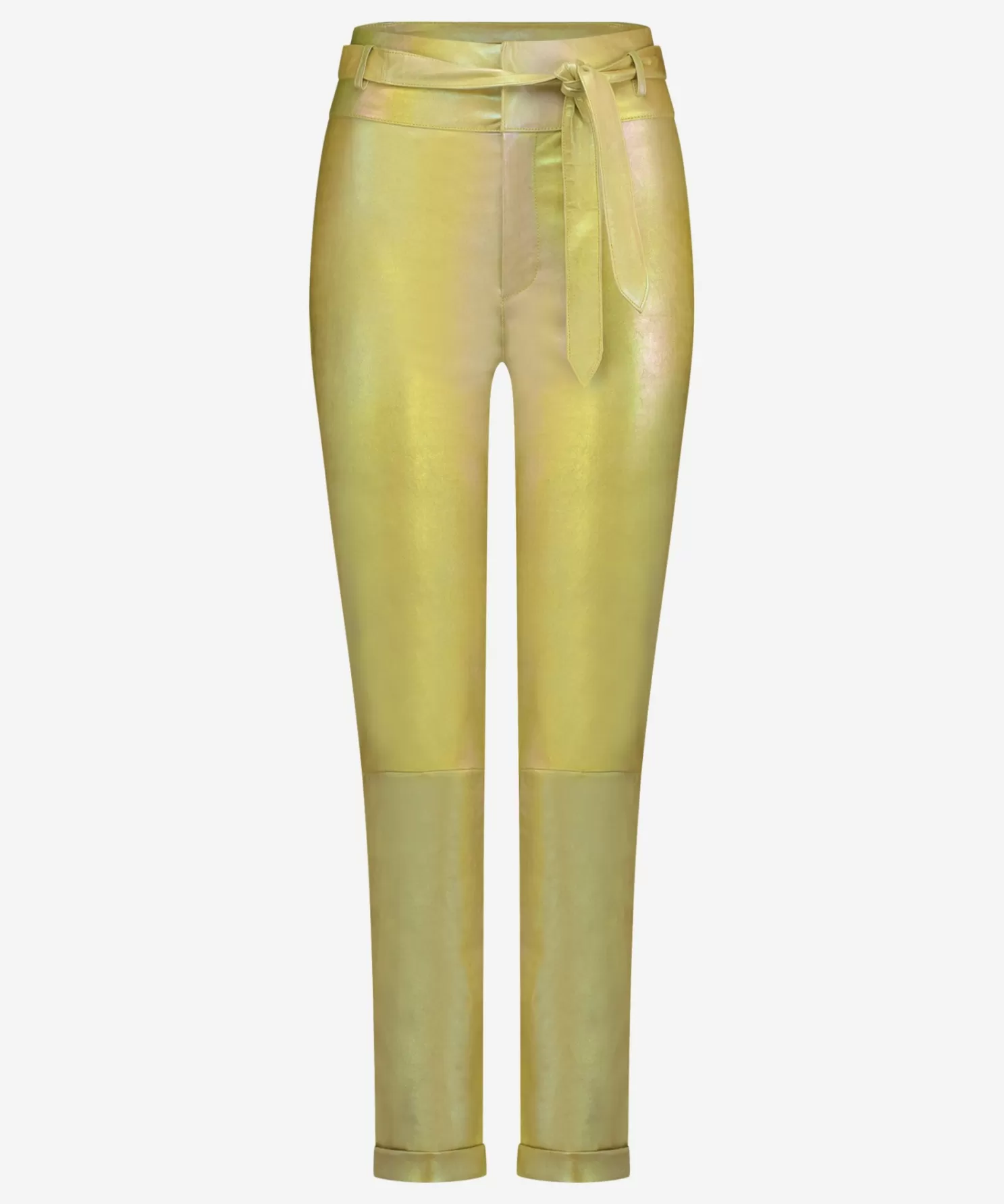 IBANA High Waist-Paxton Metallic Buttery Yellow