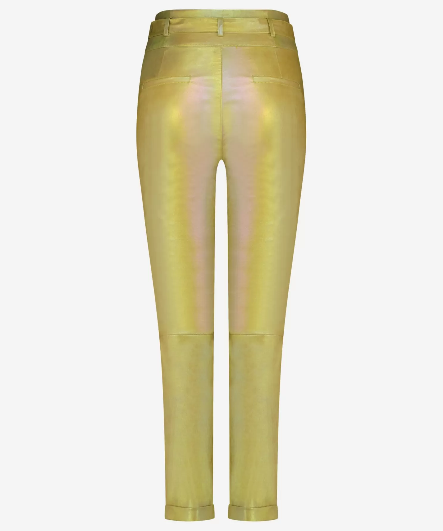 IBANA High Waist-Paxton Metallic Buttery Yellow