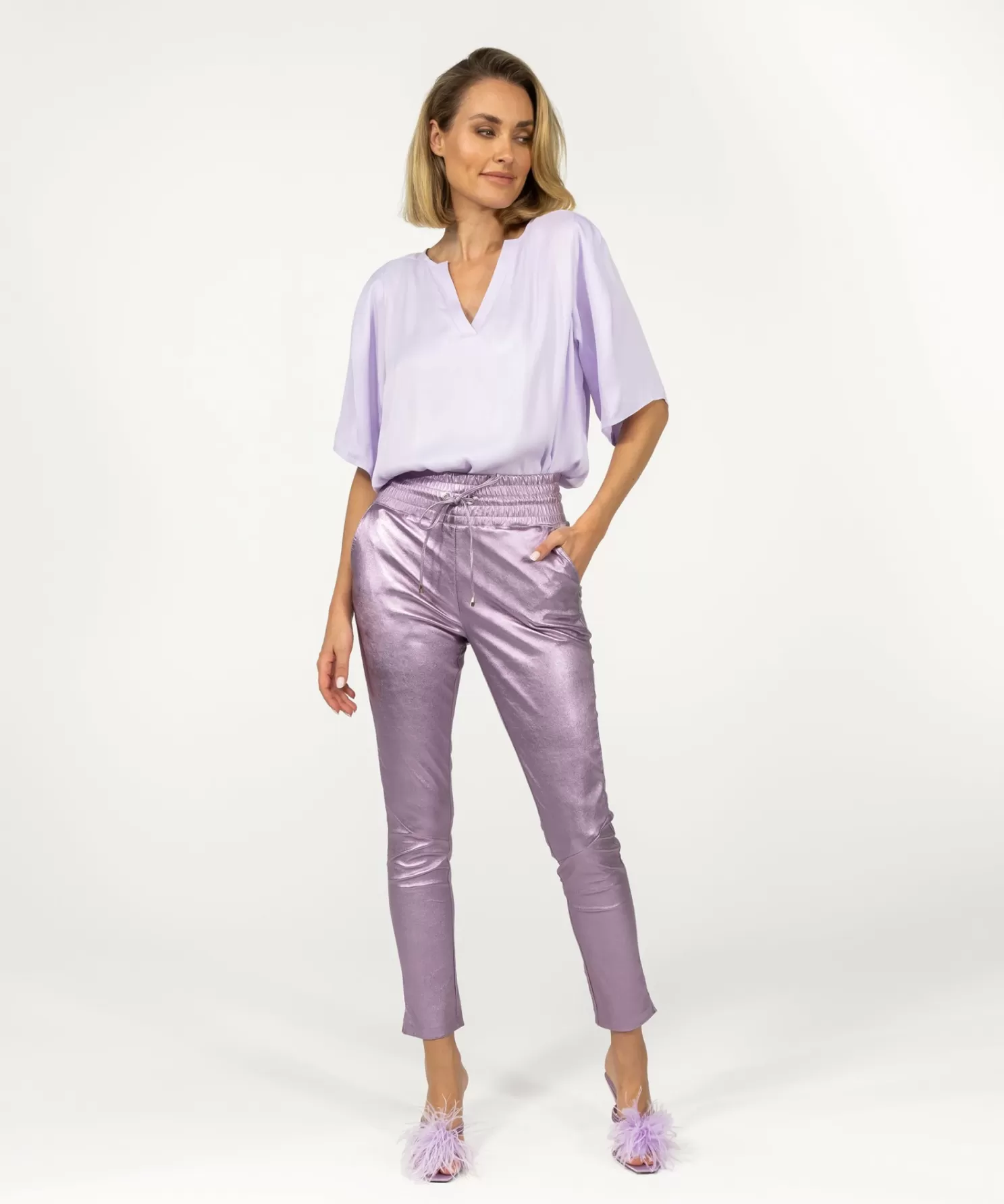 IBANA Special Occasions-Poggy Metallic Soft Lilac