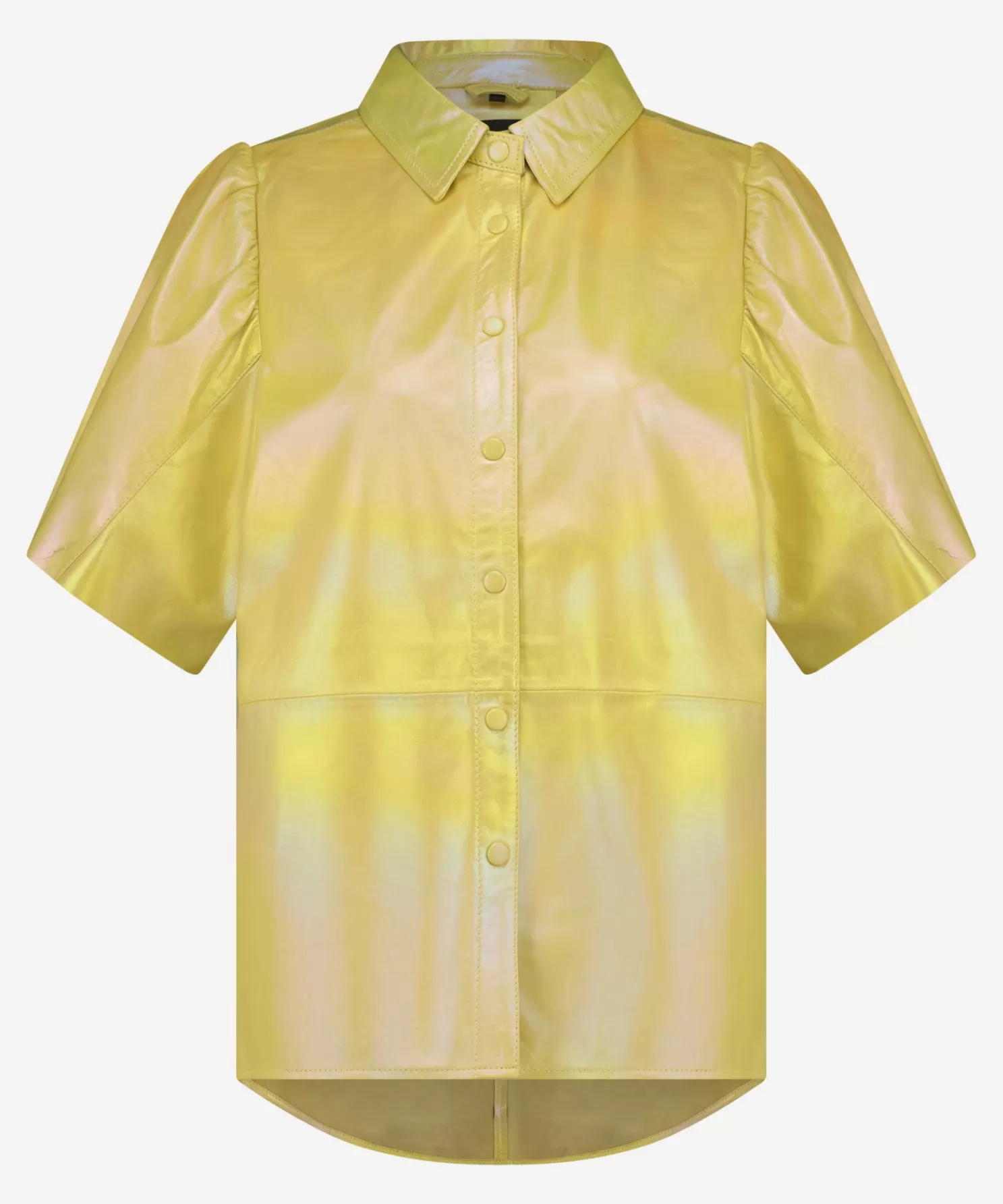 IBANA Blouses-Tasha Metallic Buttery Yellow