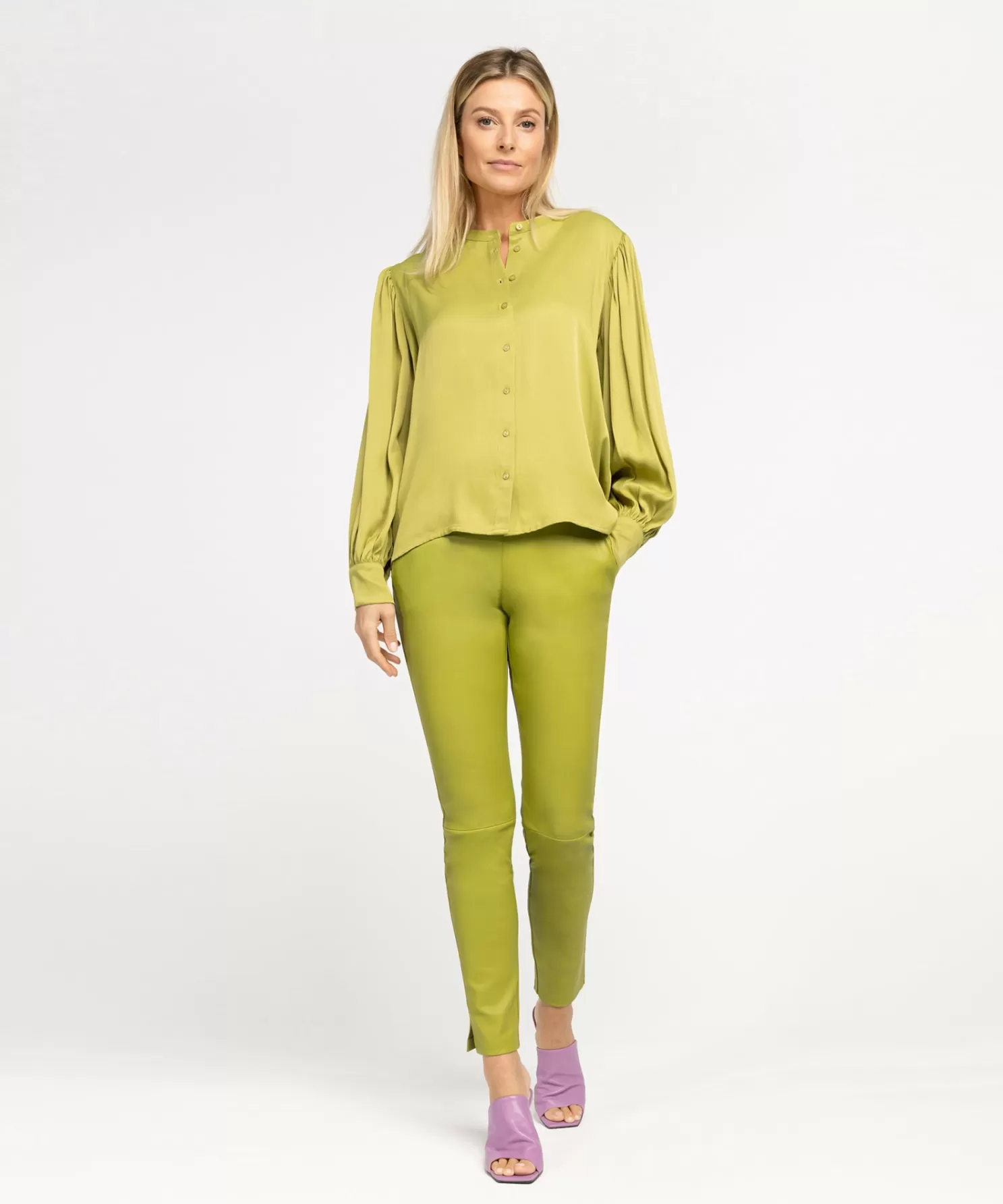 IBANA Blouses-Tenzan Sweet Apple Green